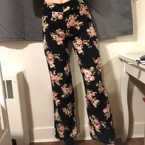 70s Flower Pants